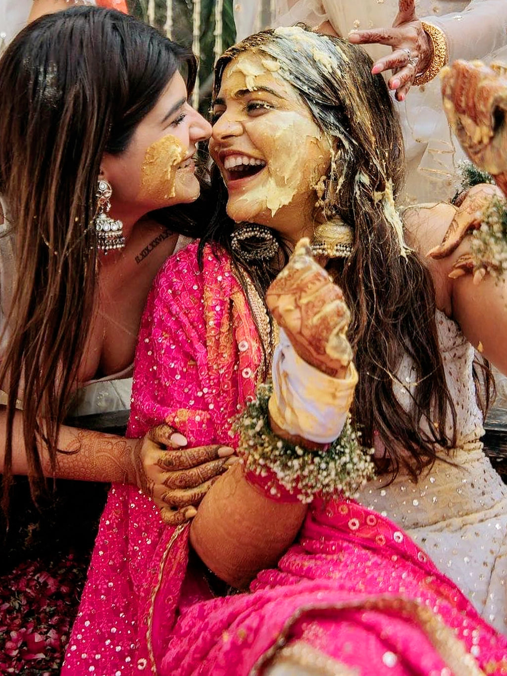 ThatBohoGirl Pure Georgette Haldi Chikankari Lehenga