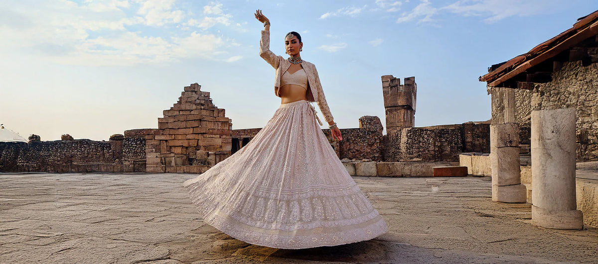 Chikankari occasionwear from the Chikanlabel Luxe festive collection