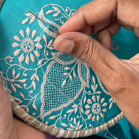 Verified Jaali openwork close-up